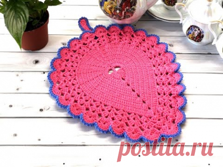 Салфетка - прихватка крючком//Crochet doily//Crochet Tack//