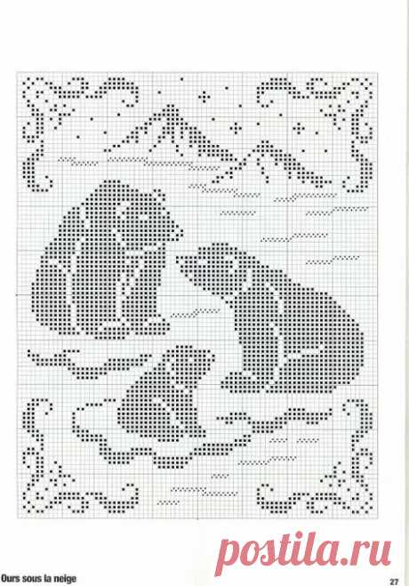 This is a request from a Ravelry member - I hope you like it :) Download PDF A BEADED ANIMAL Вышивка крестом, Вязание, Жаккардов в Яндекс.Коллекциях