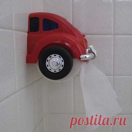 Держатель для туалетной бумаги - лук пользователя Оксана. Фото находится в альбоме Идеи с юмором.