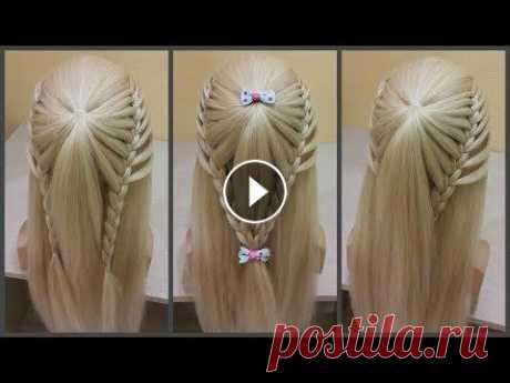 Быстрые прически для девочек и девушек.3 в 1.Легкое плетение.Fast hairstyles for girls 3 in 1.Easy! Быстрые прически для девочек и девушек.3 в 1.Легкое плетение.Fast hairstyles for girls 3 in 1.Easy!...