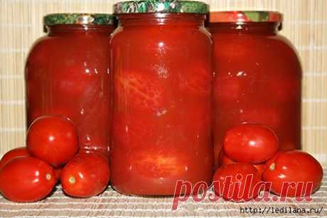 Два способа консервирования очищенных помидоров