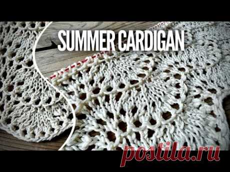 Простой красивейший УЗОР для КАРДИГАНА спицами «Incognito»!!! 👀👀Beautiful lace knitting pattern