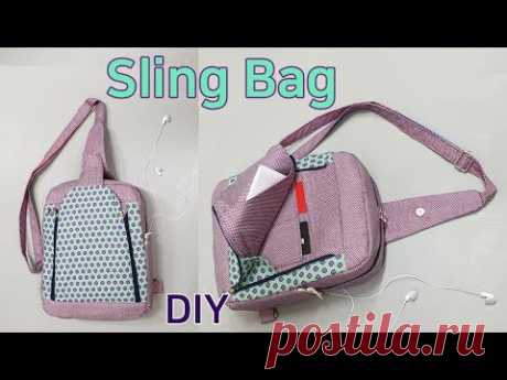 DIY  Sling Bag/sling bag tutorial/슬링백 만들기/tutorial do saco de estilingue