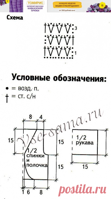 Детское ажурное болеро крючком - Детские кофточки, жакеты, болеро крючком