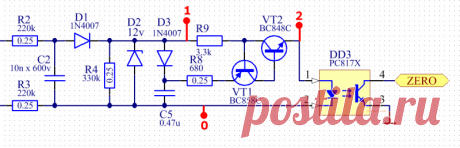 Заголовок сообщения: Re: Детектор перехода через ноль сетевого напряжения