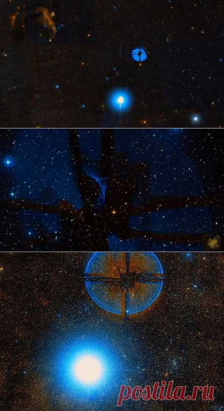 На картах звездного неба НАСА в системе Ориона обнаружены «египетские» голограммы-символы размером с галактику