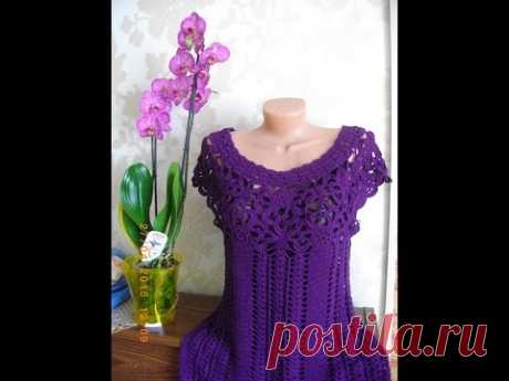 Платье "Леонора" (по мотивам Ванессы Монторо)  // Knit crochet dress