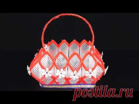 How to Make Plastic Canvas Basket in Easiest Way