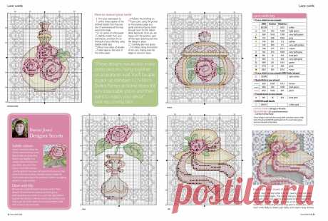 Журнал Cross Stitch Gold &quot;Lace Cards&quot;, chart
3487х2348