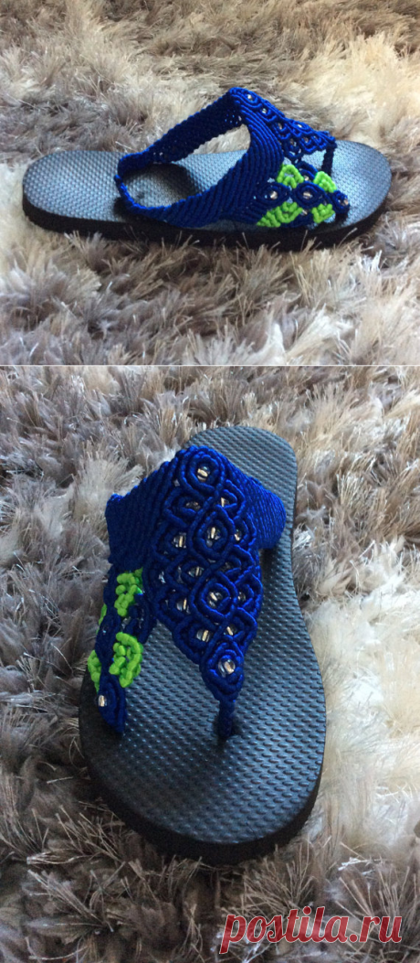 Macrame Sandals Seahawks от GPbyGinaPeterson на Etsy