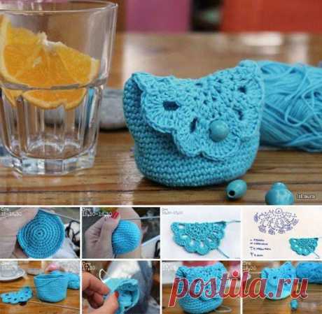 DIY Crochet Coin Purse | UsefulDIY.com