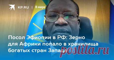 11-9-23-Посол Эфиопии в РФ: ЗЕРНО для Африки попало в хранилища богатых стран Запада Африканский дипломат Чам Угала Урят ответил на вопросы сайта kp.ru о расширении БРИКС, «Зерновой сделке» и санкциях