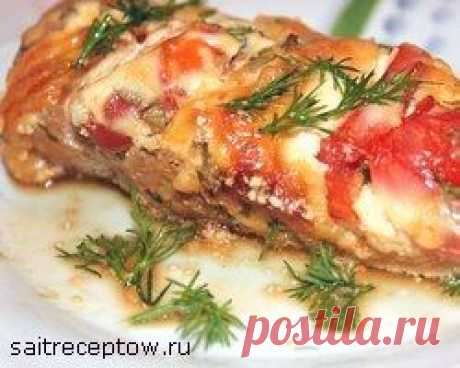Куриное филе с сыром и помидорами | Сайт рецептов