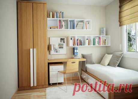 Интерьер маленькой комнаты - 50 лучших фото дизайна маленькой комнаты