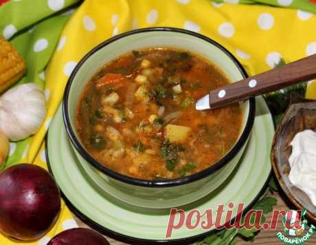 Вегетарианский суп со стручковой фасолью – кулинарный рецепт