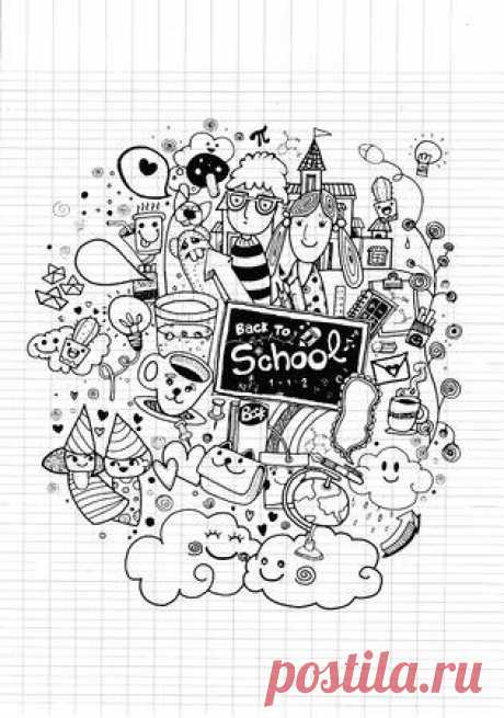 Hipster hand drawn Back to school doodle set,drawing style.Vector illustration. 123RF - Миллионы стоковых фото, векторов, видео и музыки для Ваших проектов.