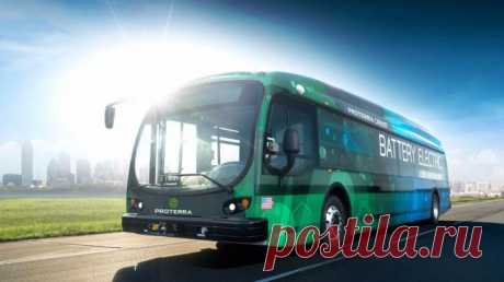 Электрический автобус Proterra - тысяча километров без подзарядки