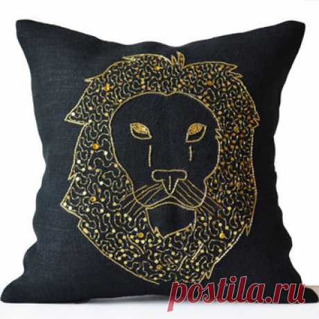 Lion Pillows -Animal Pillow Lion from AmoreBeaute on Etsy