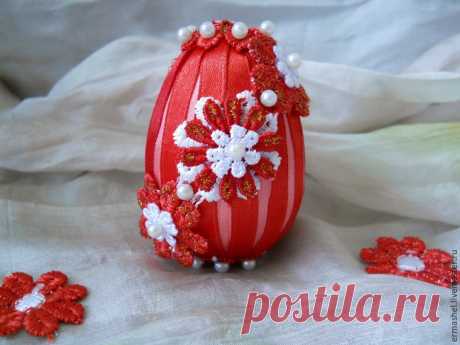 Декор пасхального яйца: быстро и просто - Ярмарка Мастеров - ручная работа, handmade