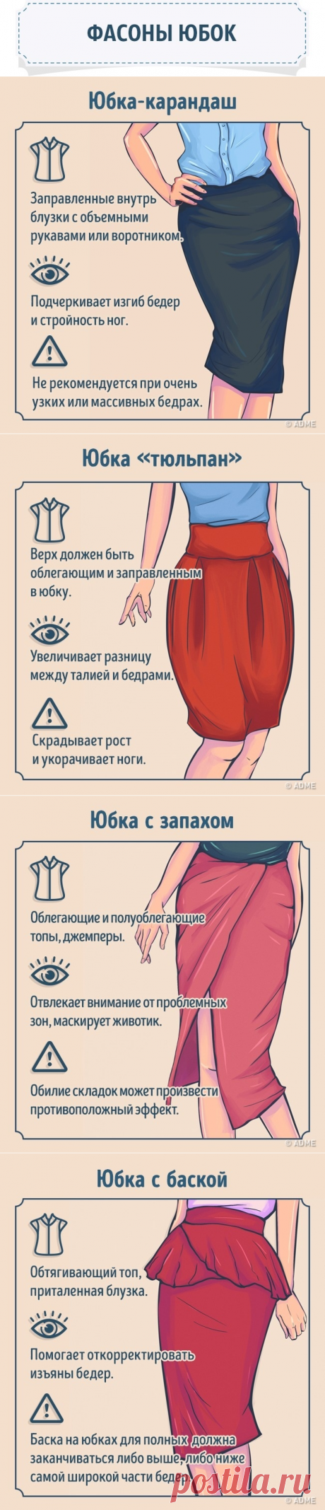 Как выбрать идеальную юбку по типу фигуры