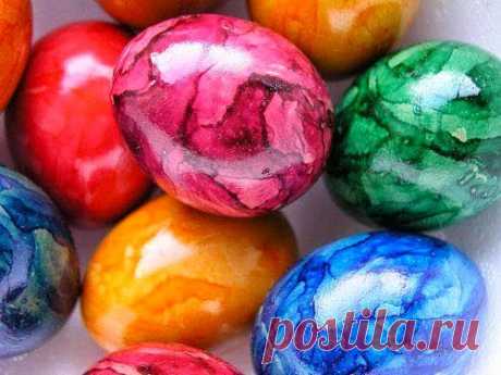 ГОТОВИМ ВКУСНО,ВМЕСТЕ.: 6 Способов окрасить пасхальные яйца.