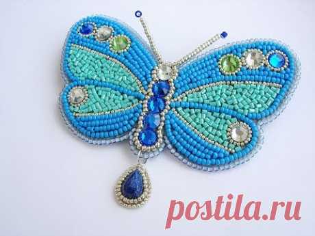 Бабочки из бисера Butterfly from beads