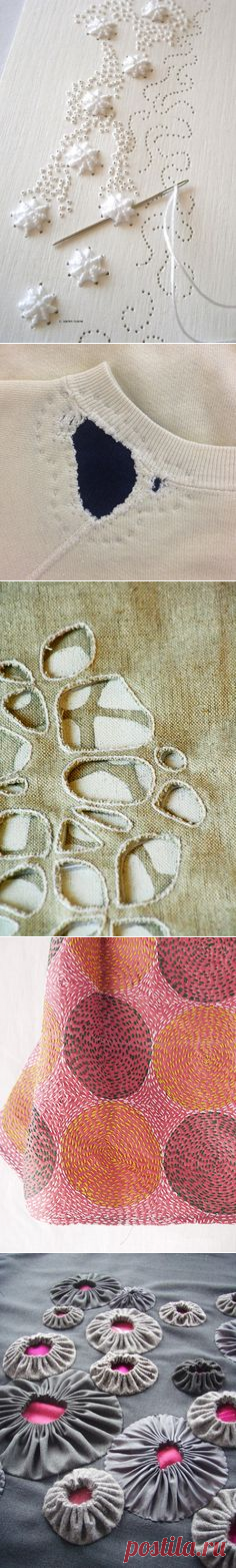 Stitching over holes | Dressmaker details