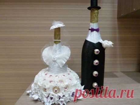 оформление-бутылок-шампанского-на-свадьбу.jpg (604×453)