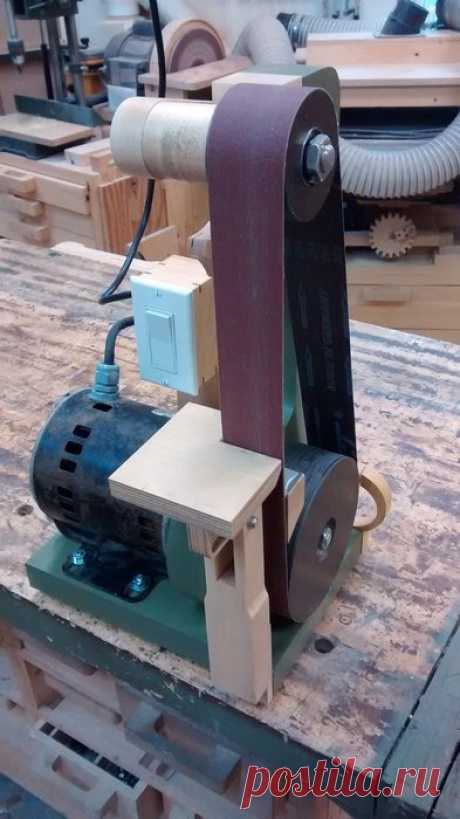 Homemade Belt sander/grinder - by geekwoodworker @ LumberJocks.com ~ woodworking community