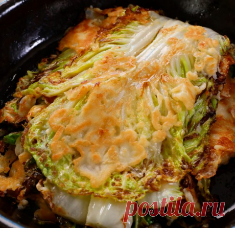 Cabbage pancake (Baechujeon: 배추전) recipe - Maangchi.com