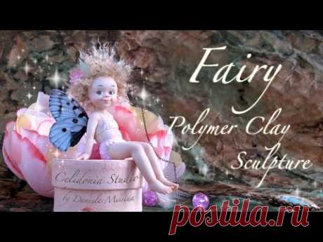 Fairy OOAK Polymer Clay Art Sculpture