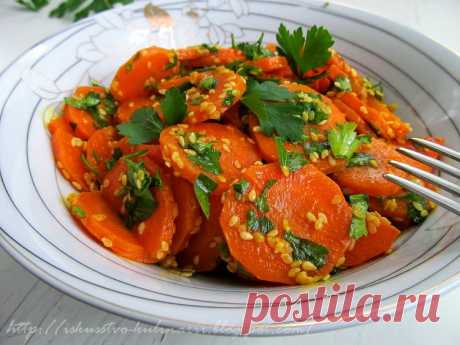 Марокканский морковный салат (Moroccan carrot salad) 
Если вы не любите морковные салаты, значить вы просто не пробовали этот!!! Изумительно вкусный и наполненный ароматами Востока))) Яркий и очень полезный. Лично для меня этот салатик стал находкой и о…