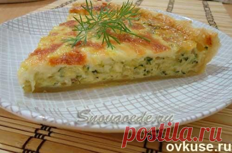 Пирог с кабачком, что может быть вкуснее? - Простые рецепты Овкусе.ру