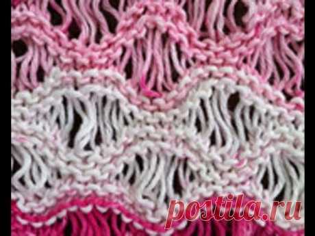 Sea Foam Stitch This video shows Rows 3 and 4 of this pattern, in which YO's are made and then dropped from the needle. For the written pattern in its entirety, please visit...