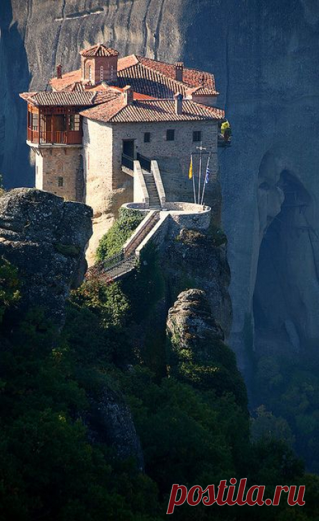 Rossanou Monastery - Meteora, Greece / Источник: 
flickr.com   |  Pinterest • Всемирный каталог идей