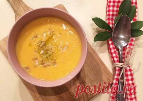 Тыквенный суп с кокосовым молоком Автор рецепта Юлия Крейдель - Cookpad