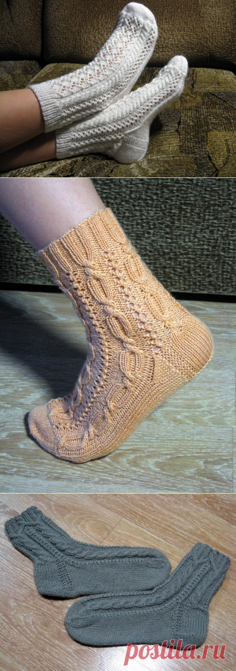 Ажурные носки + схемы от Лены-Изольды - Nebka.Ru