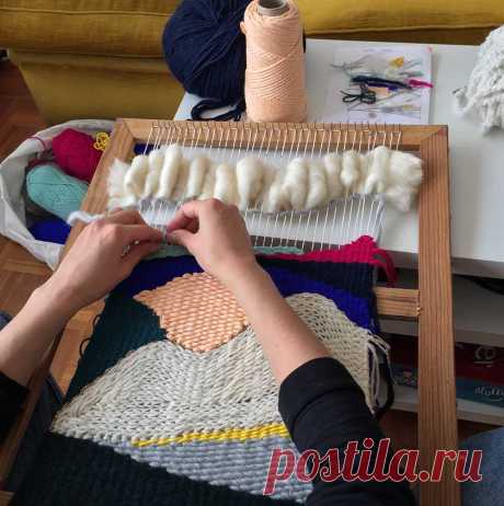 Блог о ткачестве. Плетение своими руками - переделайте старую картину и создайте собственное плетение