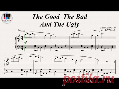 The Good, The Bad And The Ugly - Ennio Morricone, Piano