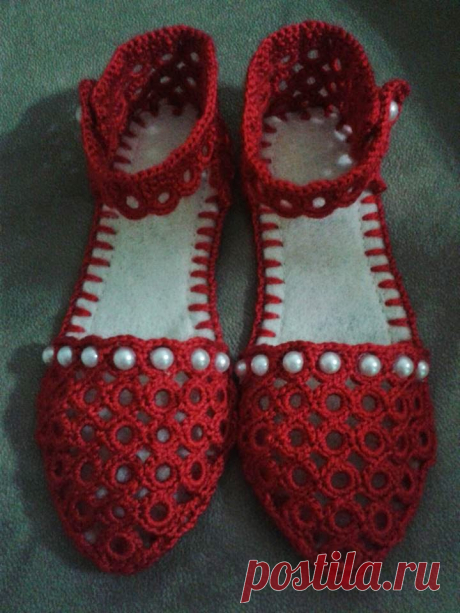 Irish crochet &amp;: Обувь и другие изделия из цепочки колец. МК. step by step