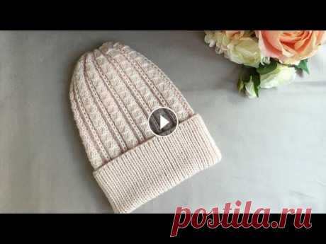 МОЯ ЛЮБИМАЯ ВЯЗАНАЯ ШАПКА  "SPRING MELODY"! KNITTED HAT Смотрите мои другие видео: ВЯЗАНАЯ ШАПКА "SPRING FLOWERS" ПРОСТОЙ ВЕСЕННИЙ СНУД СПИЦАМИ! ВЕСЕННЯЯ ШАПКА "SWEET BERRY"! ВЕСЕННИЙ БЕ...