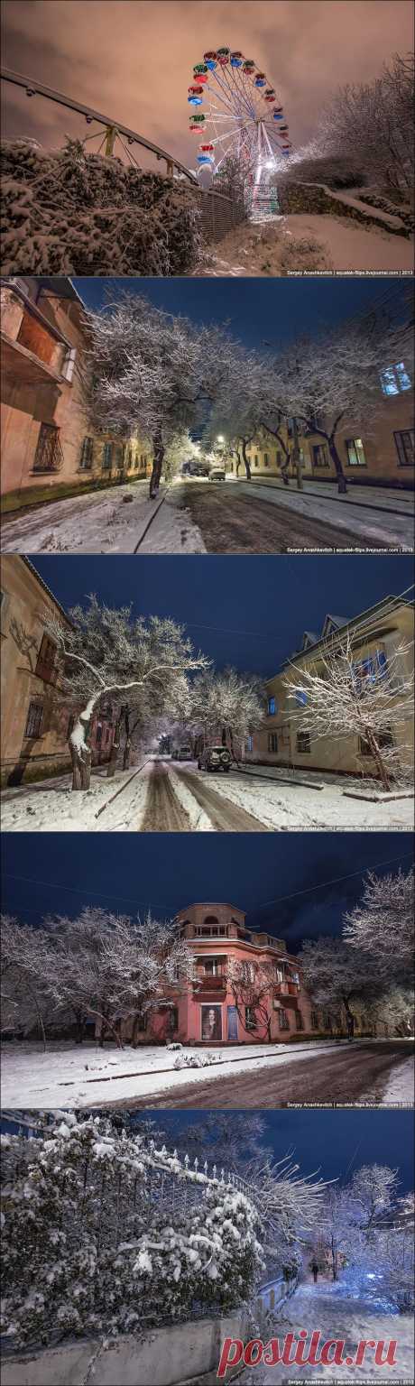 » Ночное одеяло из снега Это интересно!