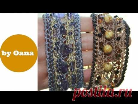 Crochet boho bracelet by Oana