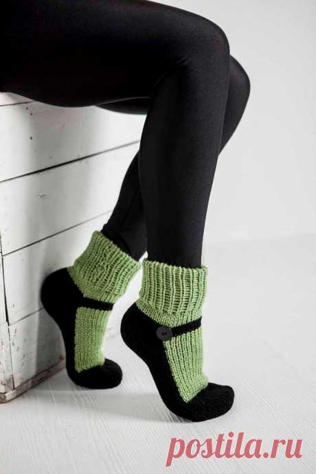 Knit Slipper Sock Adult Mary Jane Slippers Sox от Nothingbutstring