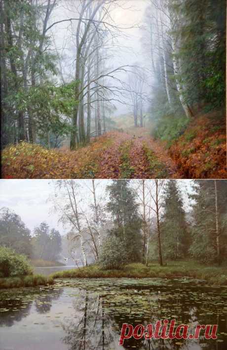 В родном краю милее облака🍂🍁 ХУДОЖНИК ВАЛЕРИЙ АРТАМОНОВ