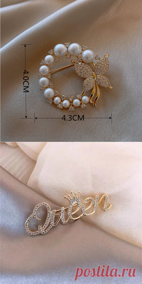 Модные броши Стразы с жемчугом для женщин в стиле барокко модные булавки-бабочки аксессуары для одежды свадебные подарки | АлиЭкспресс