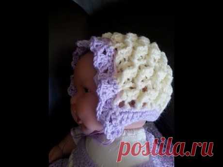 Crochet Precious Angel Bonnet Set DIY Tutorial