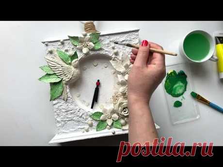 DIY Cardboard clock | Сardboard idea | Home decor