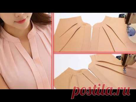 Best Way Women's Collar Sewing | Sewing Tutorial and Technique | DIY Sewing Tricks