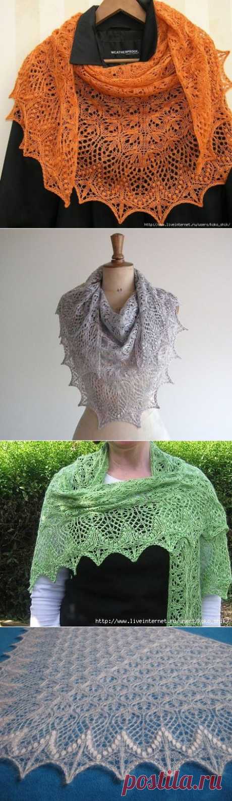 Шаль &quot;Цветочное Эхо&quot; (Echo FIower Shawl)